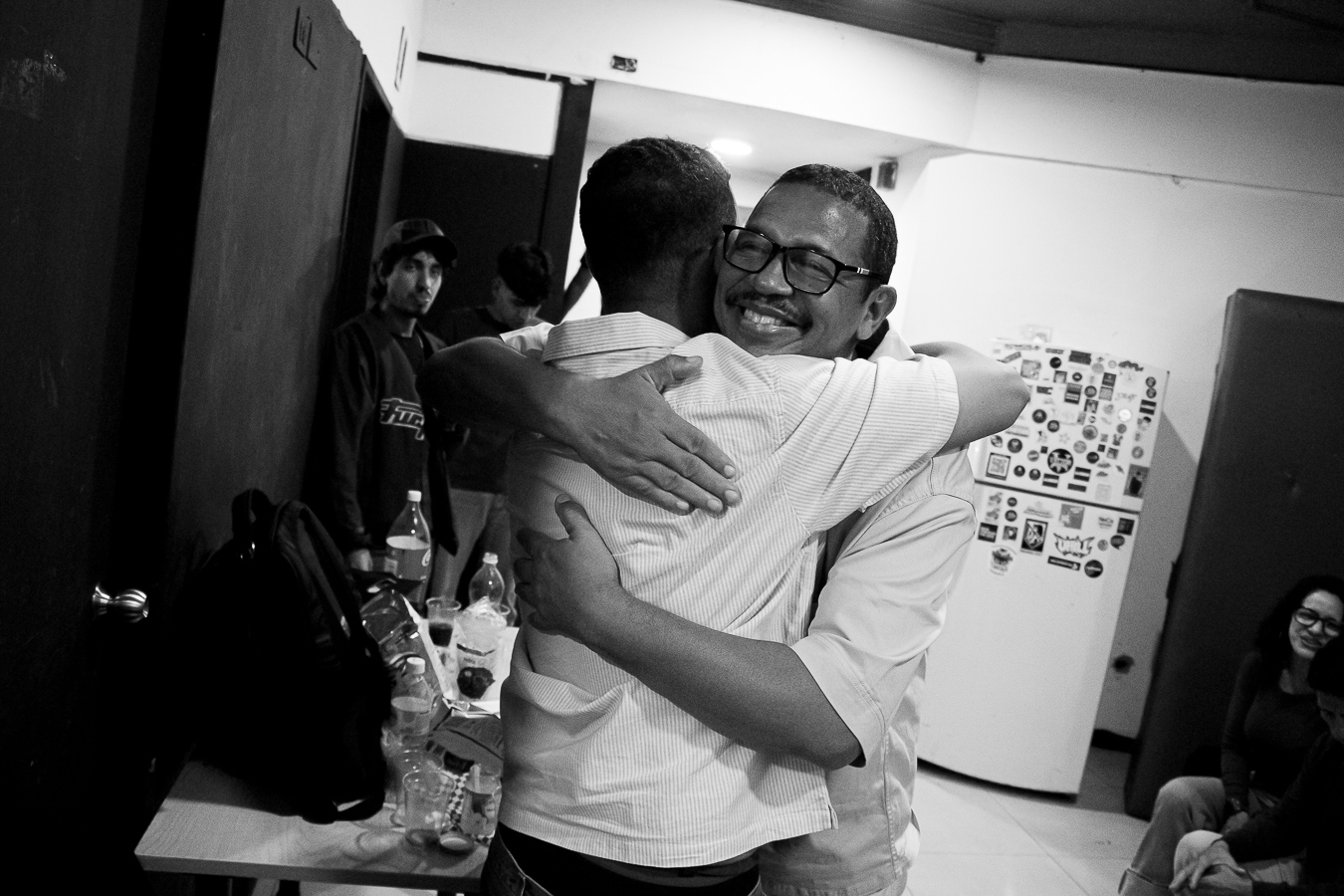 Carluis frente al público